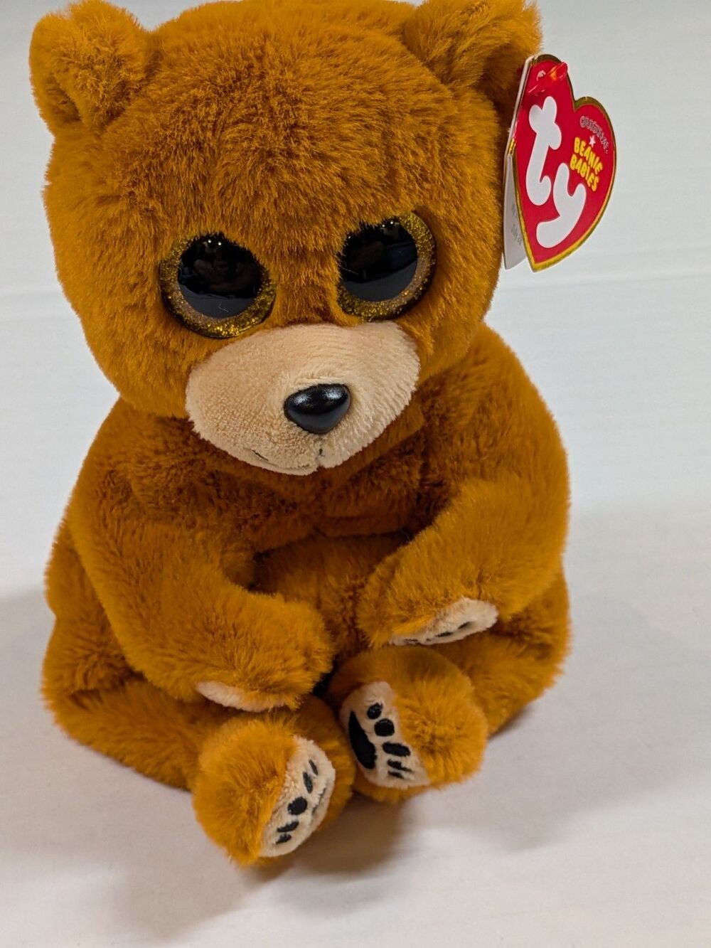 TY Beanie Baby Beanie Bellies DUNCAN Brown Bear 6 Inch